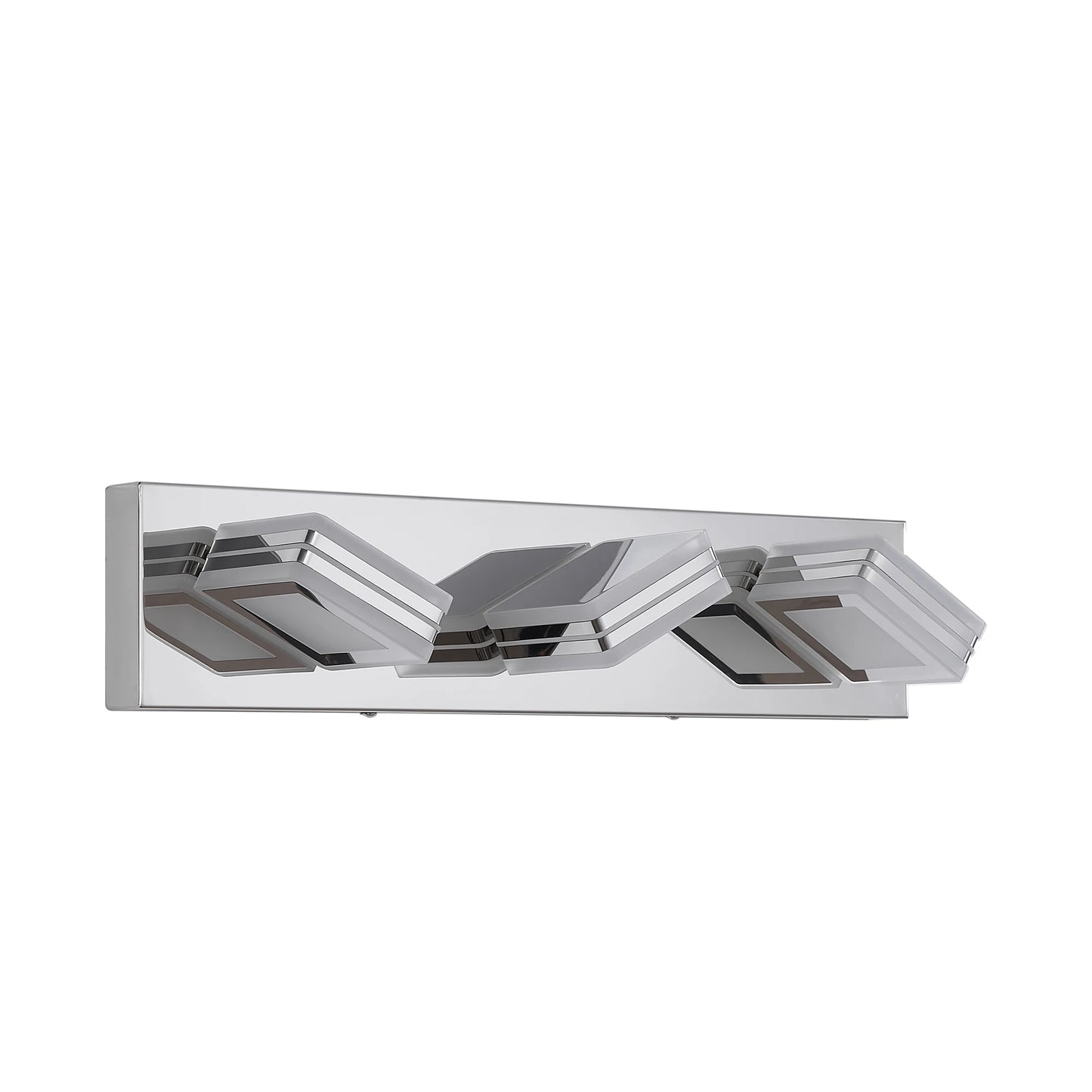 LED Black/Chrome Vanity Lights