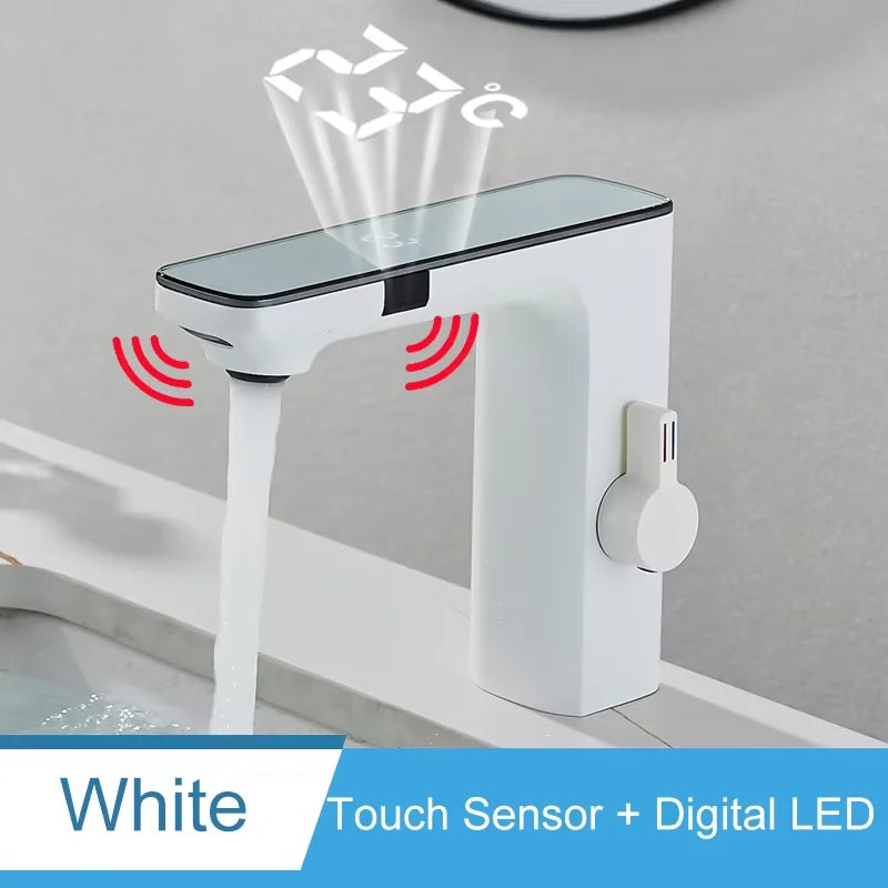 Faucets Touch Sensor Digital LED Temperature Display