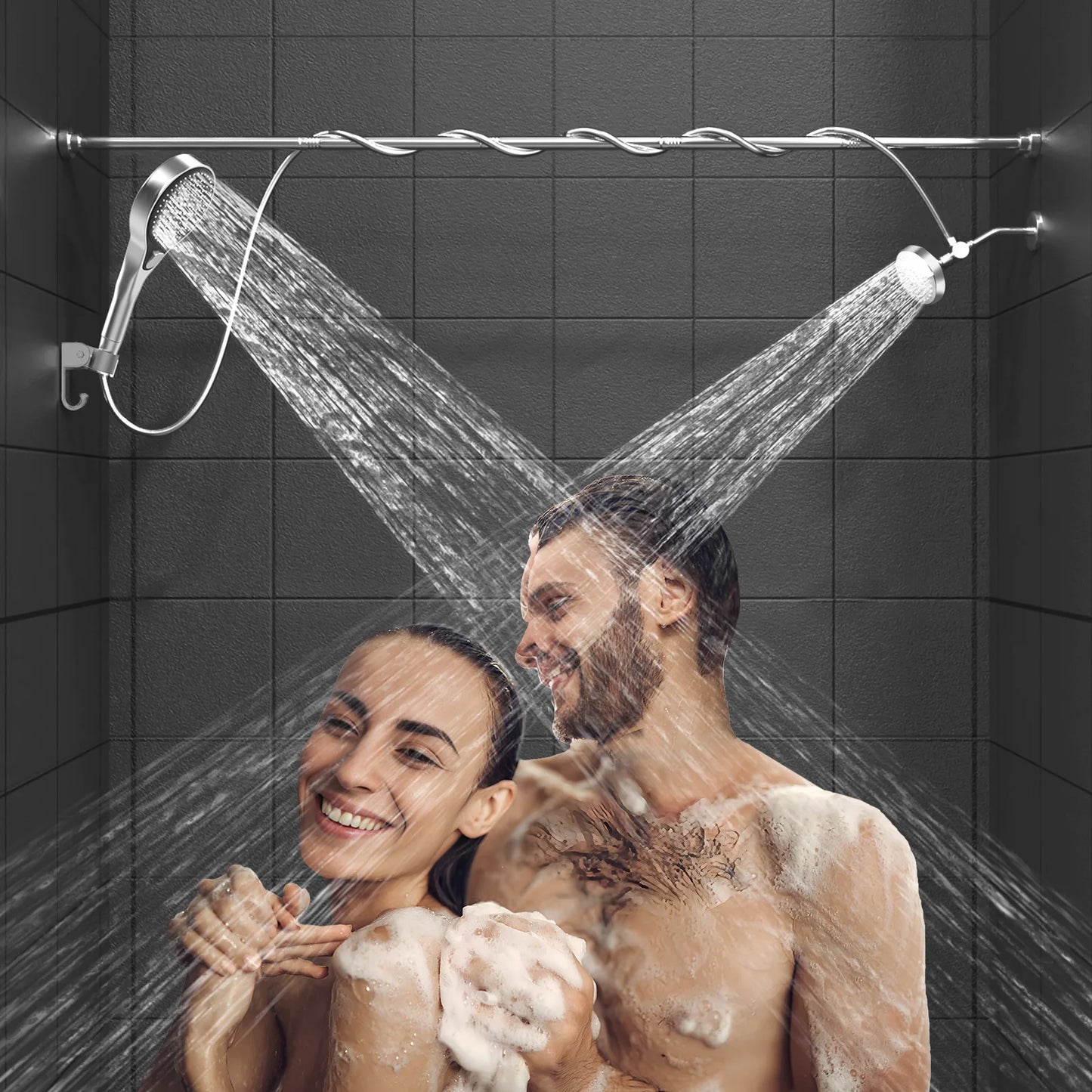 High Pressure Dual Shower Head