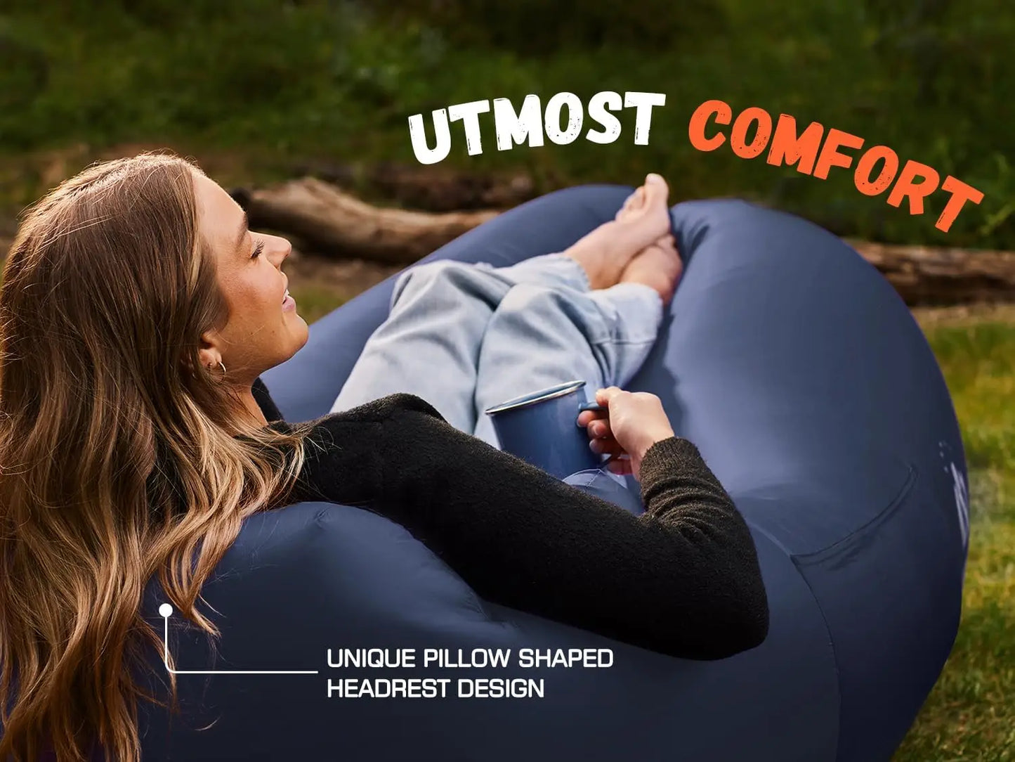 Inflatable Sun Lounger, Air Sofa