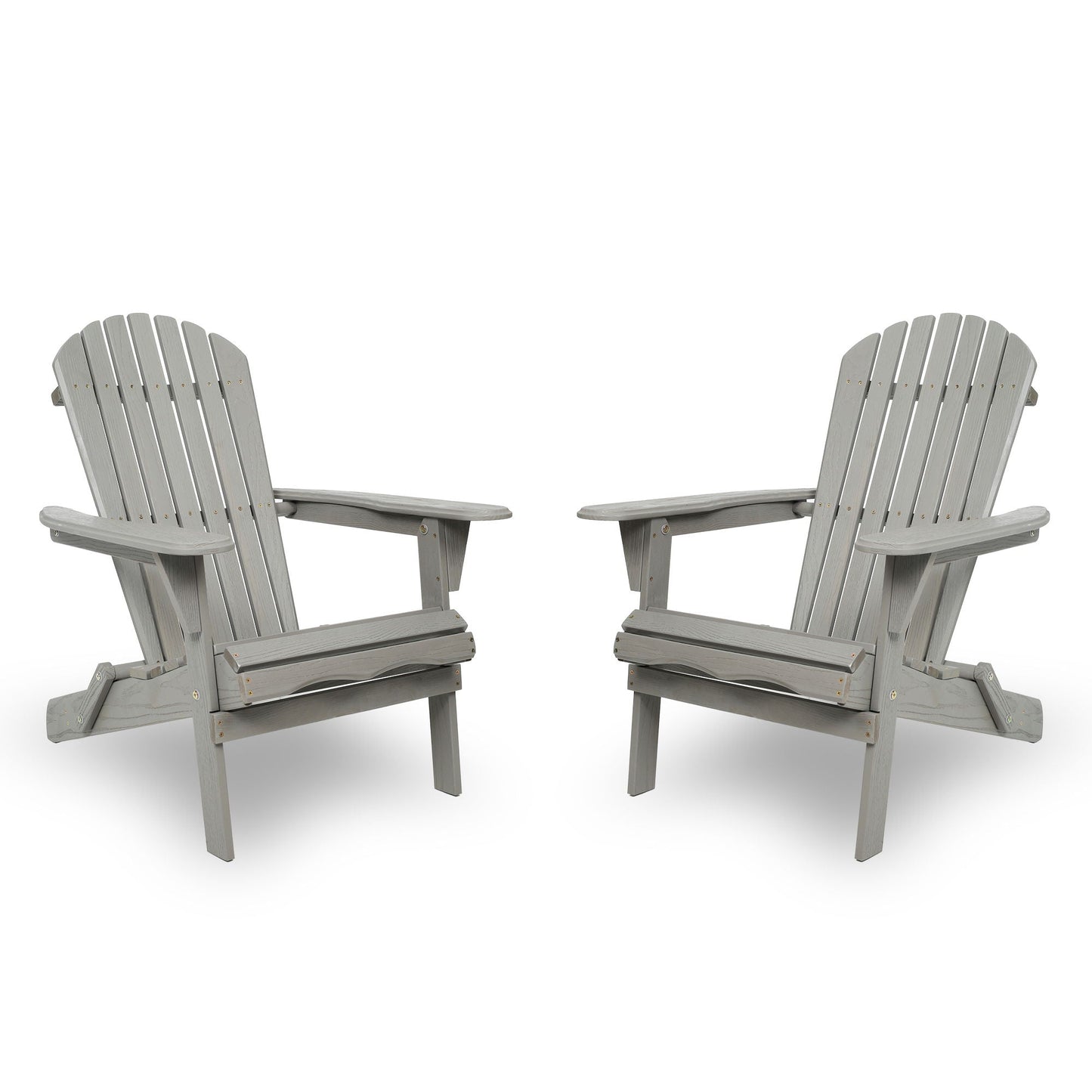 Solid Cedar Folding Adirondack Chairs