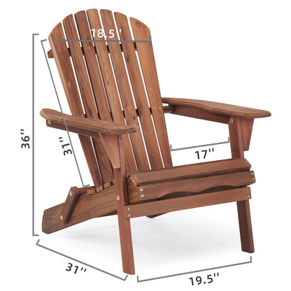 Solid Cedar Folding Adirondack Chairs