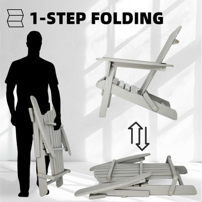 Solid Cedar Folding Adirondack Chairs