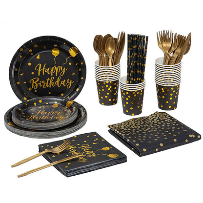 201 PCS Birthday Party Supplies For 25 Guests