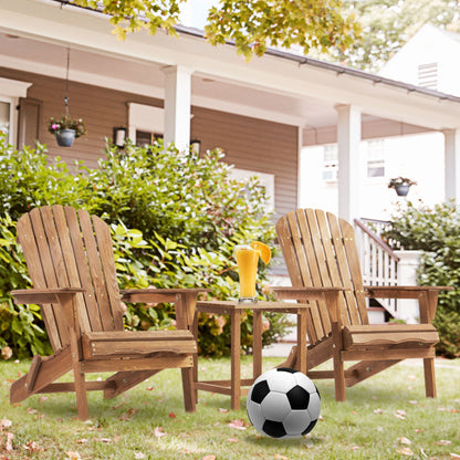 Solid Cedar Folding Adirondack Chairs