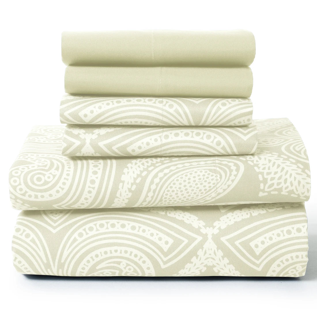 6 Piece Paisley Sheet Set