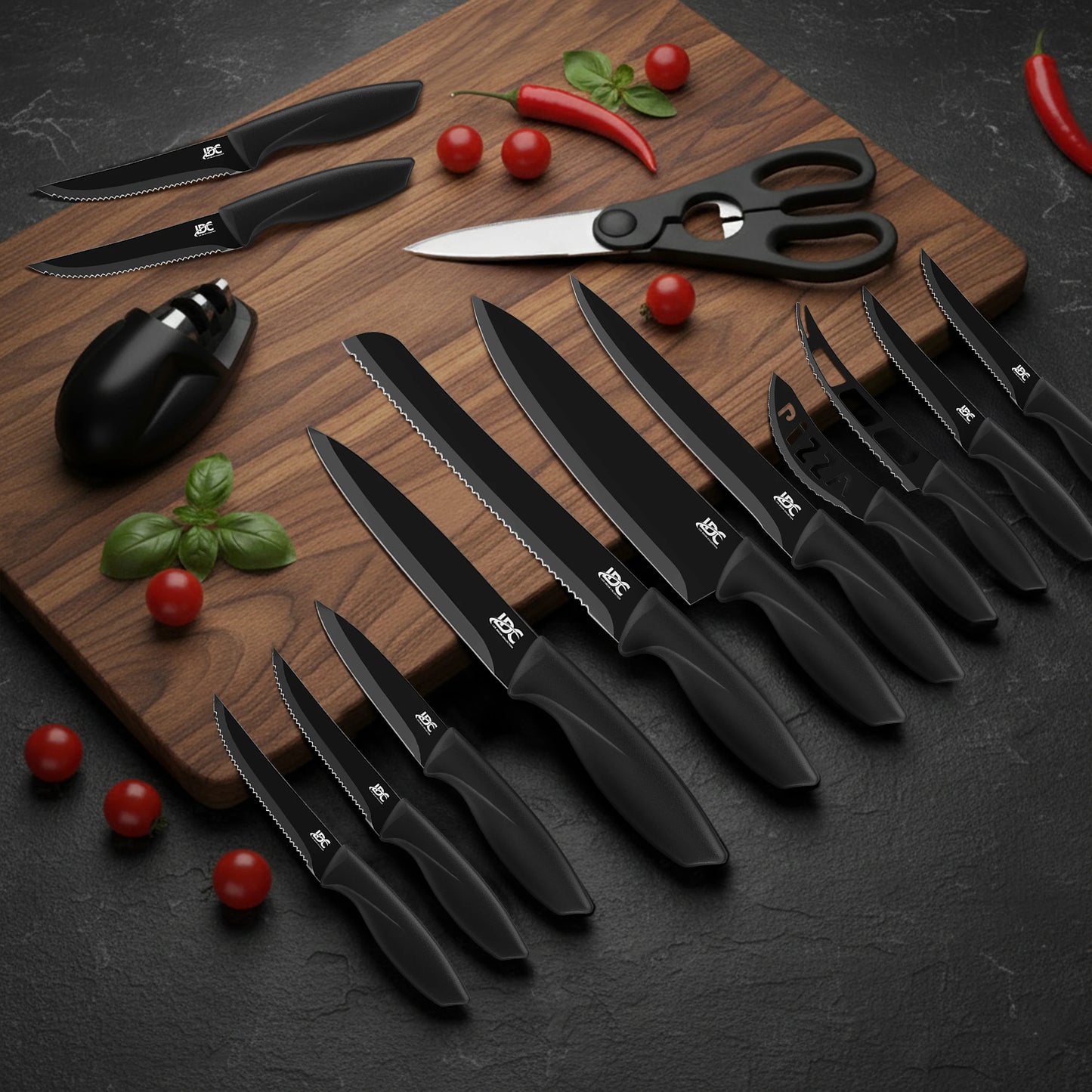 Kitchen Knife Set - Stainless Steel