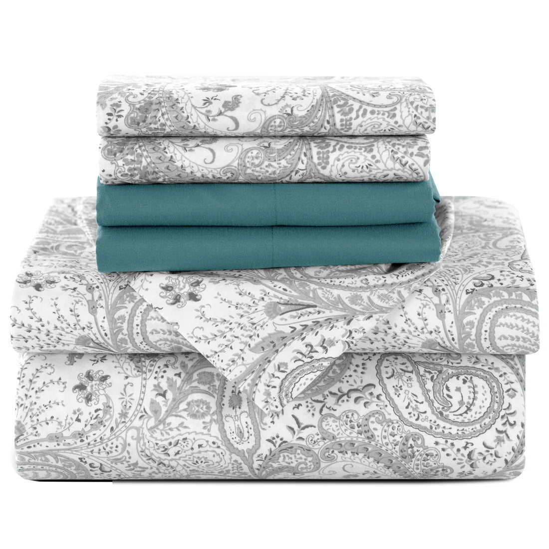 6 Piece Paisley Sheet Set