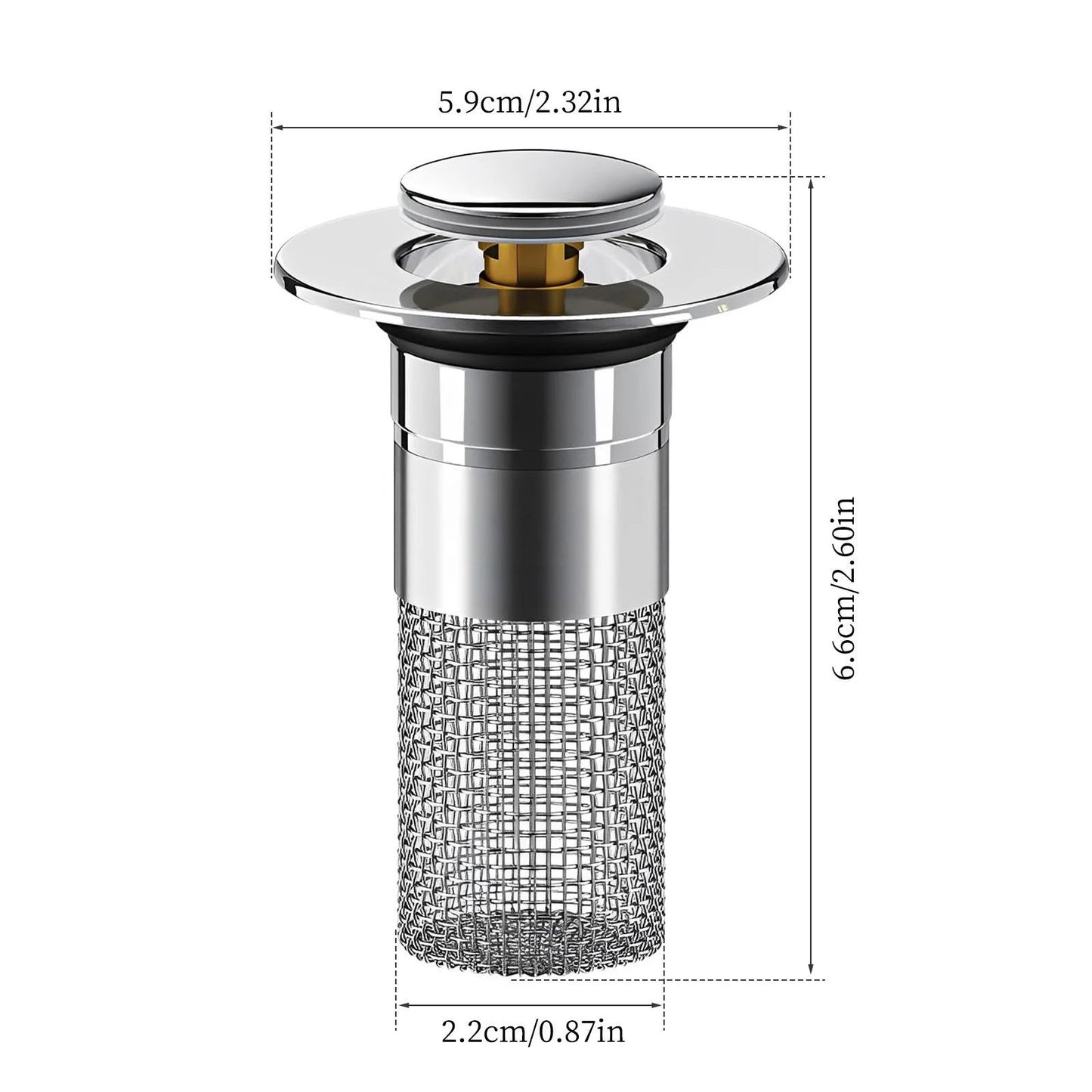 Bathroom Sink Drain Strainer & Stopper