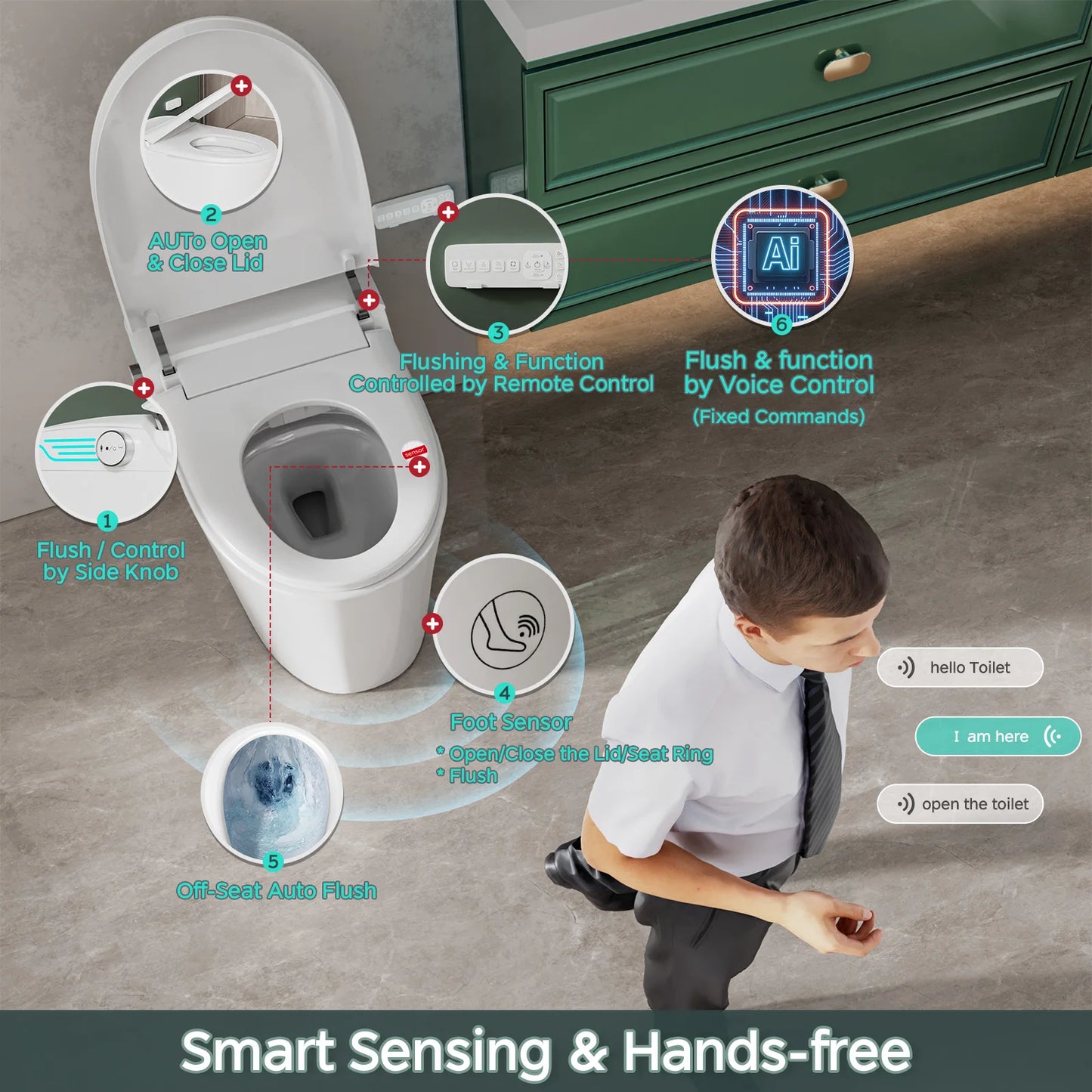 Smart Toilet with Bidet