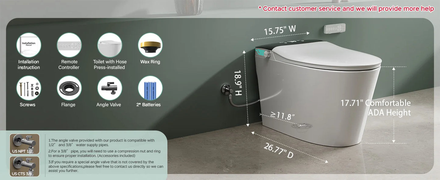 Smart Toilet with Bidet