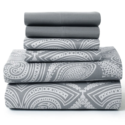 6 Piece Paisley Sheet Set
