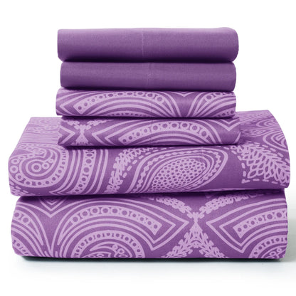 6 Piece Paisley Sheet Set