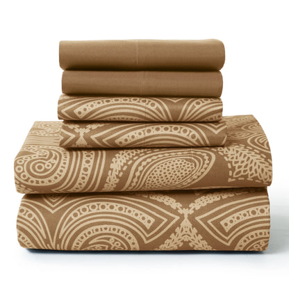 6 Piece Paisley Sheet Set