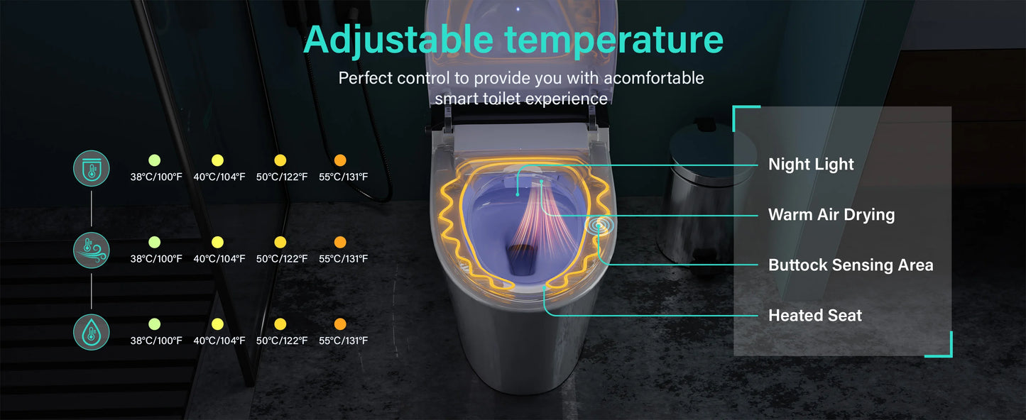 Smart Toilet with Bidet