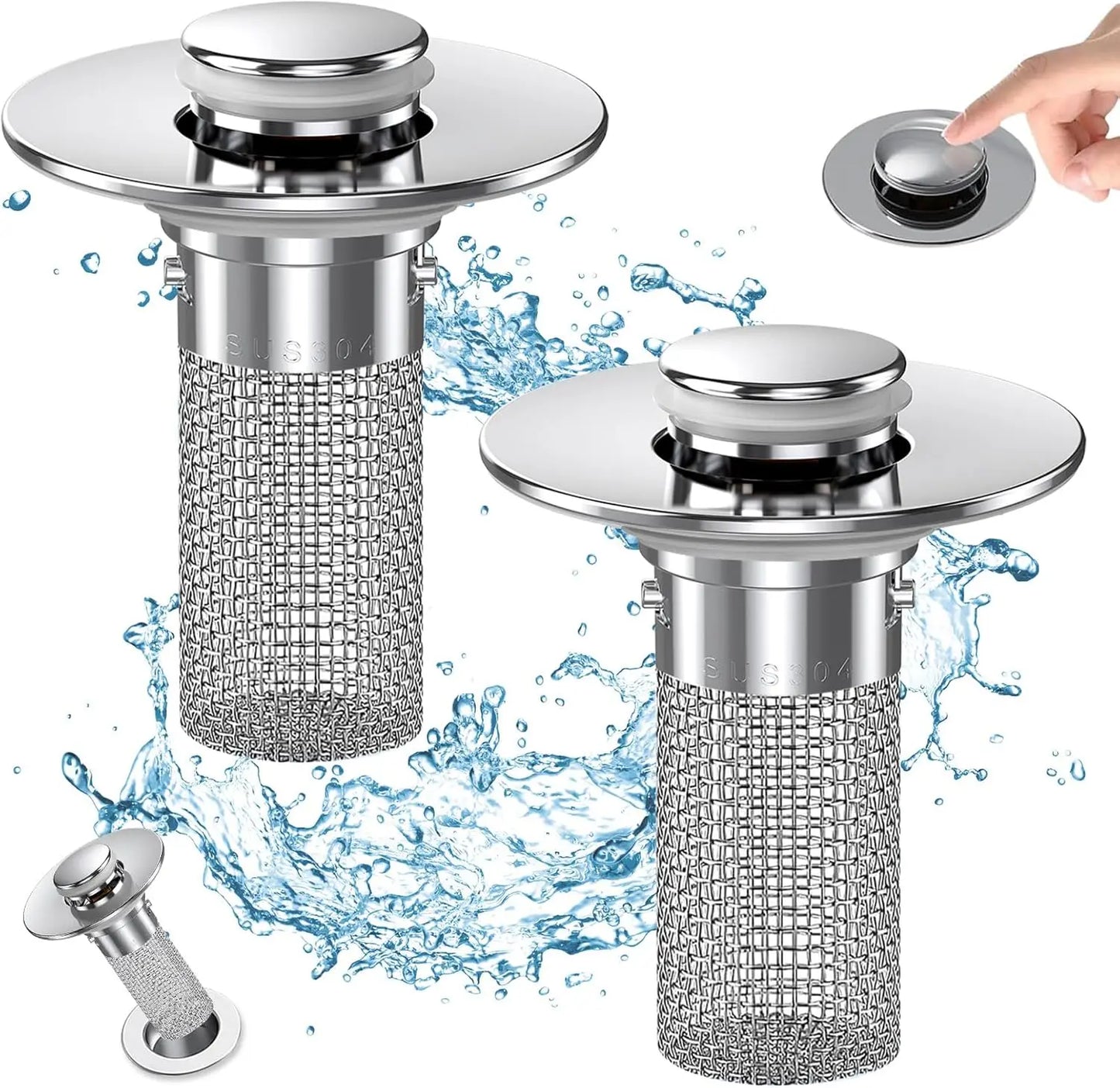 Bathroom Sink Drain Strainer & Stopper