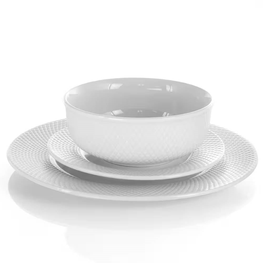 White Porcelain Dinnerware Set