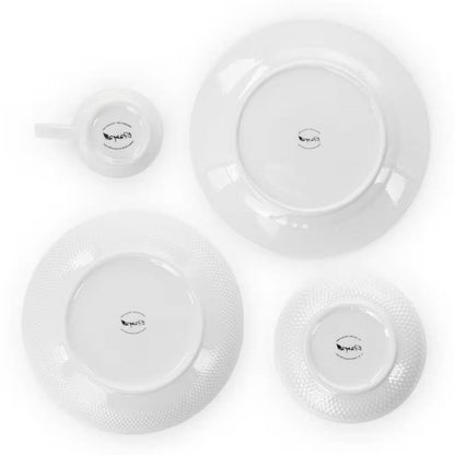 White Porcelain Dinnerware Set