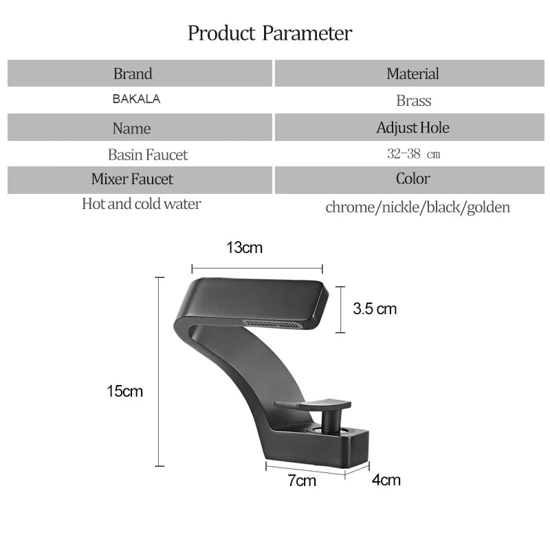 Deck Mounted Basin Faucet
