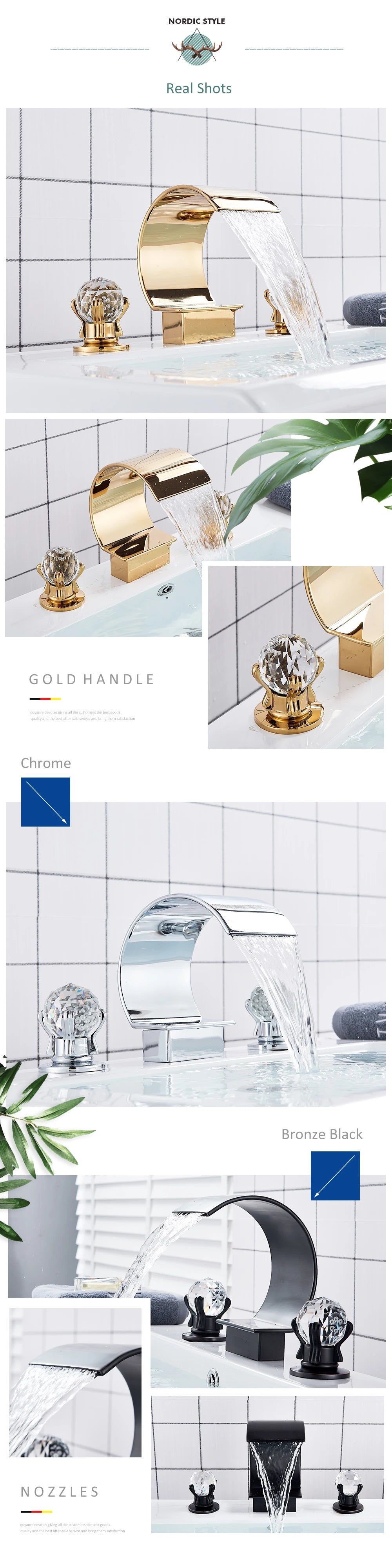 Waterfall Bathroom Faucet