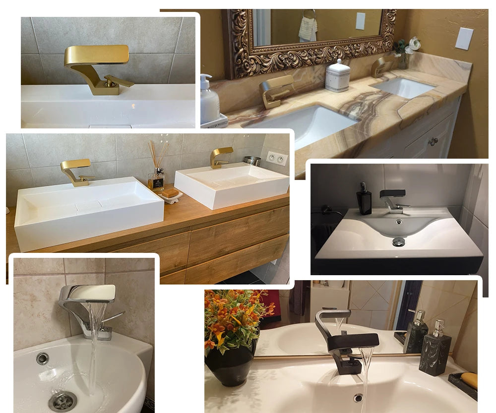 Deck Mounted Basin Faucet