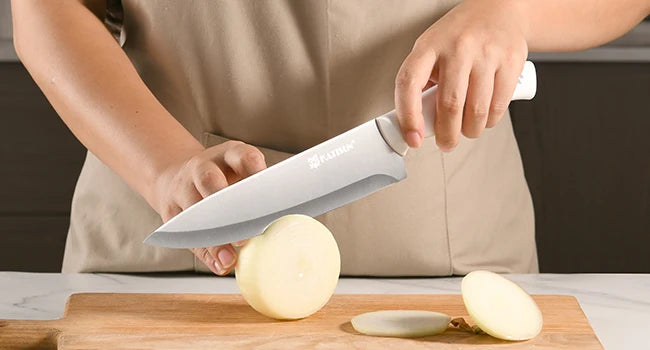 White Knife Set