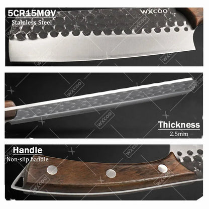 Chef Knife Set Forged Stainless Steel