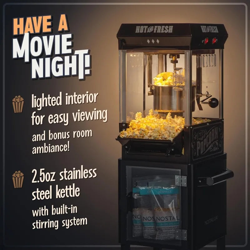 Garden  Popcorn Machine - Makes Up To 10 Cups