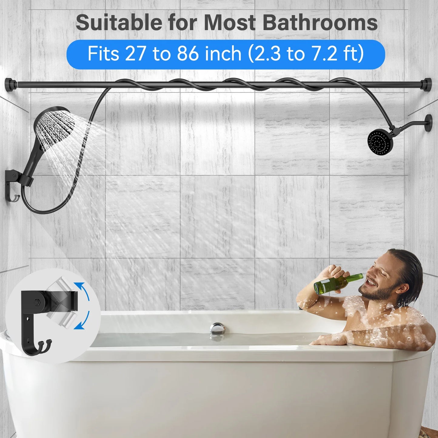 High Pressure Dual Shower Head