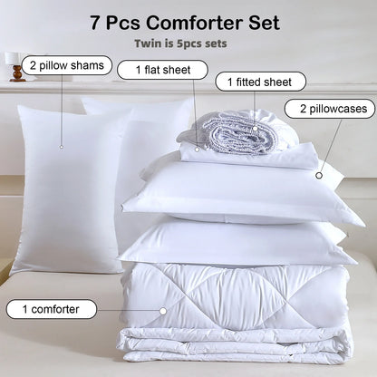 5pcs/7pcs Bedding Sets