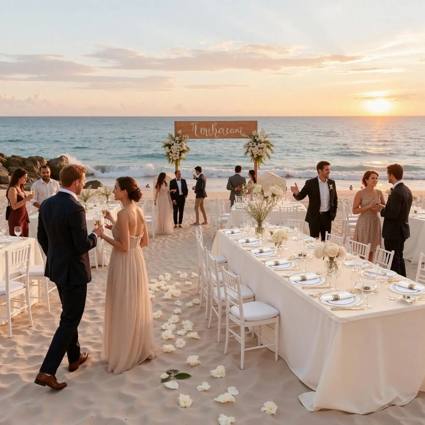 Dinnerware Set for 50 Guests