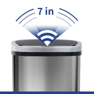 Trash Can with Automatic Lid