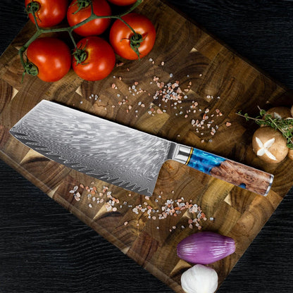 Damascus Steel Kitchen Knife Set