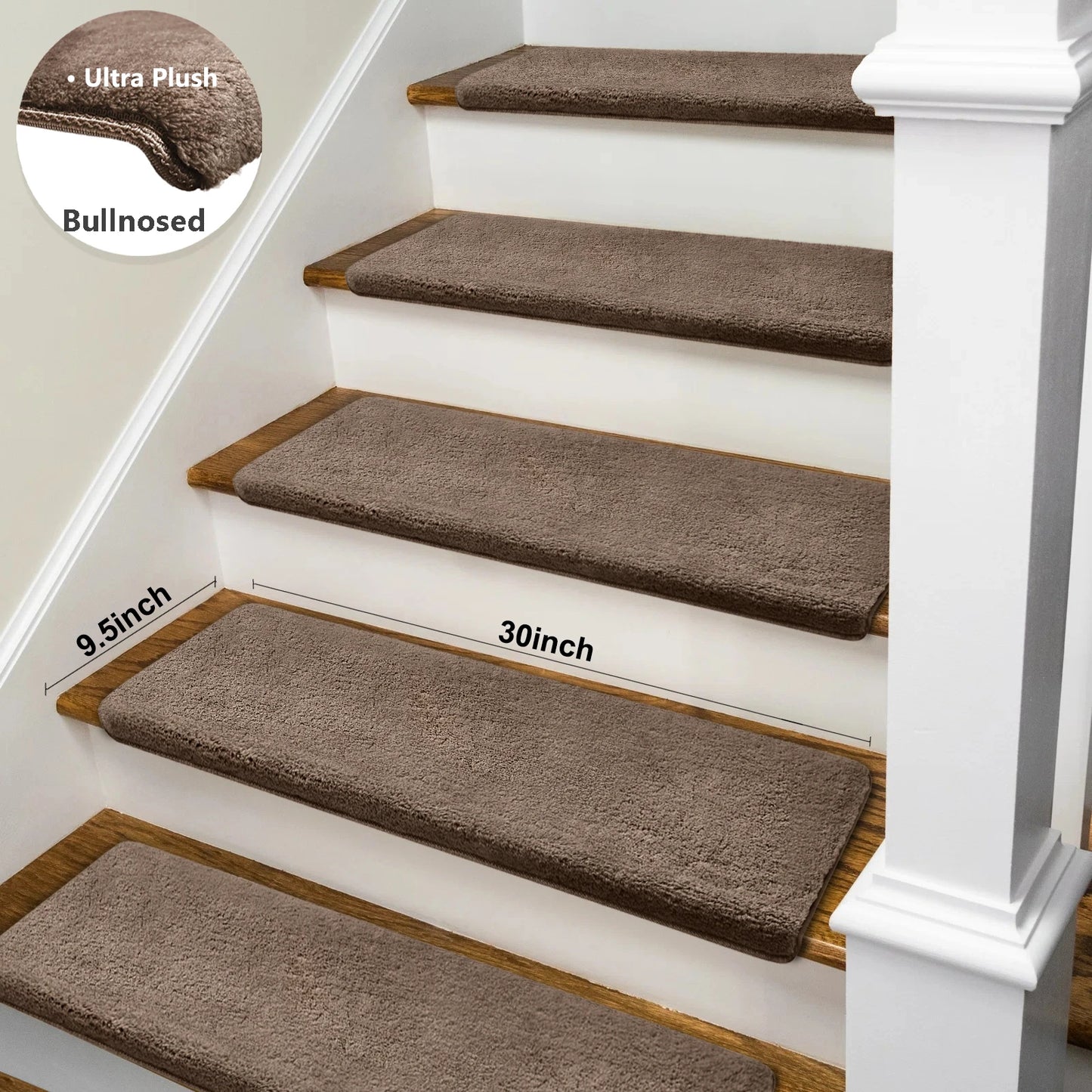 Bullnose Non-Slip Stair Treads