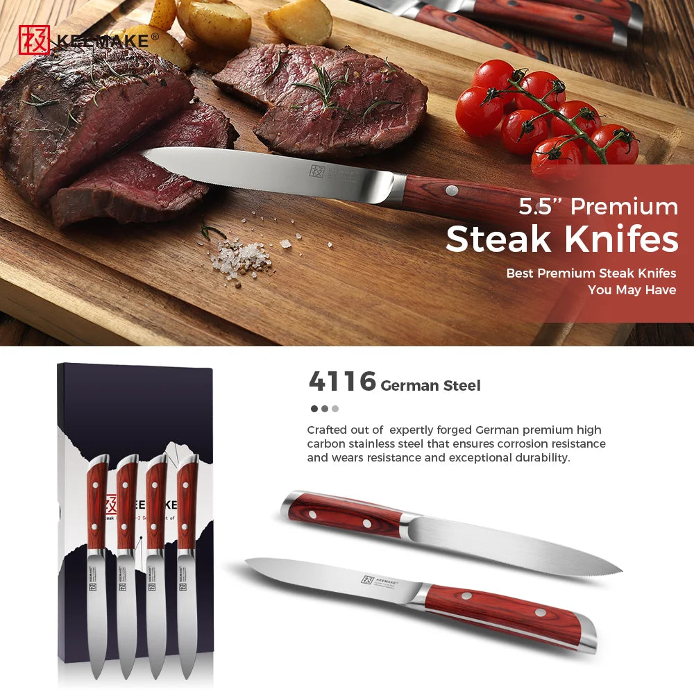 4 Piece Steak Knives Set