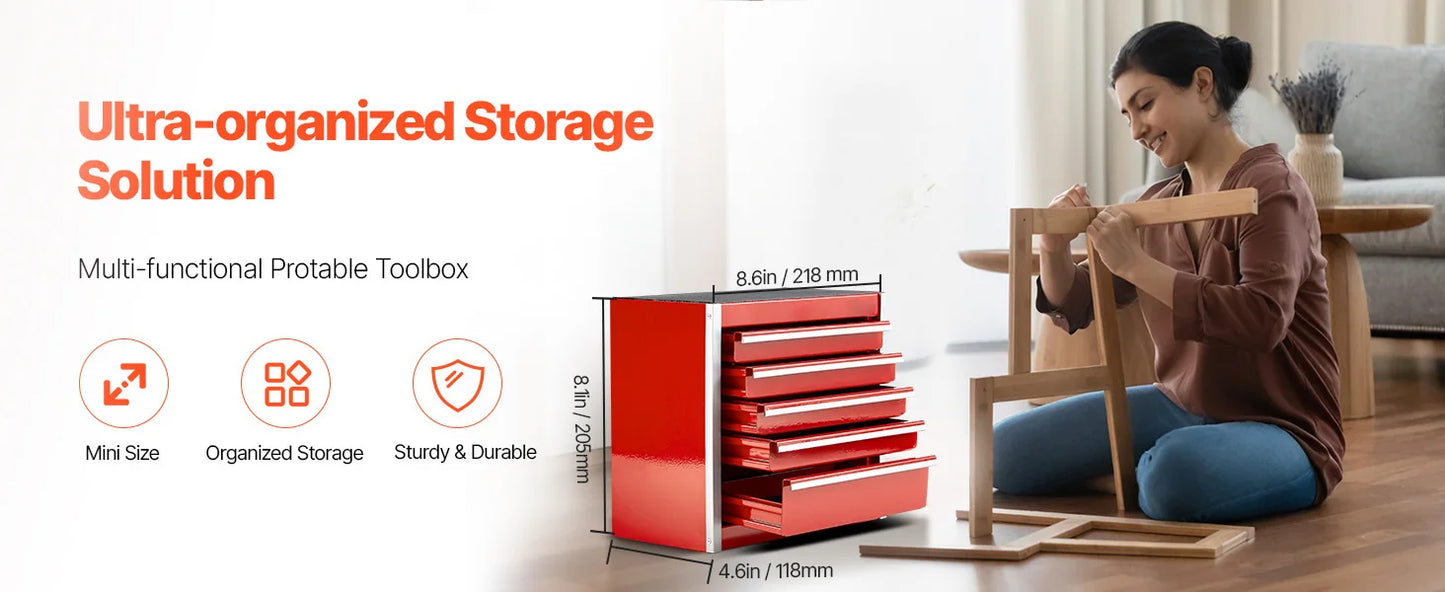 5-Drawer Small Tool Chest