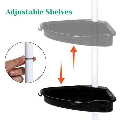 Corner Shower Caddy with Tension Pole