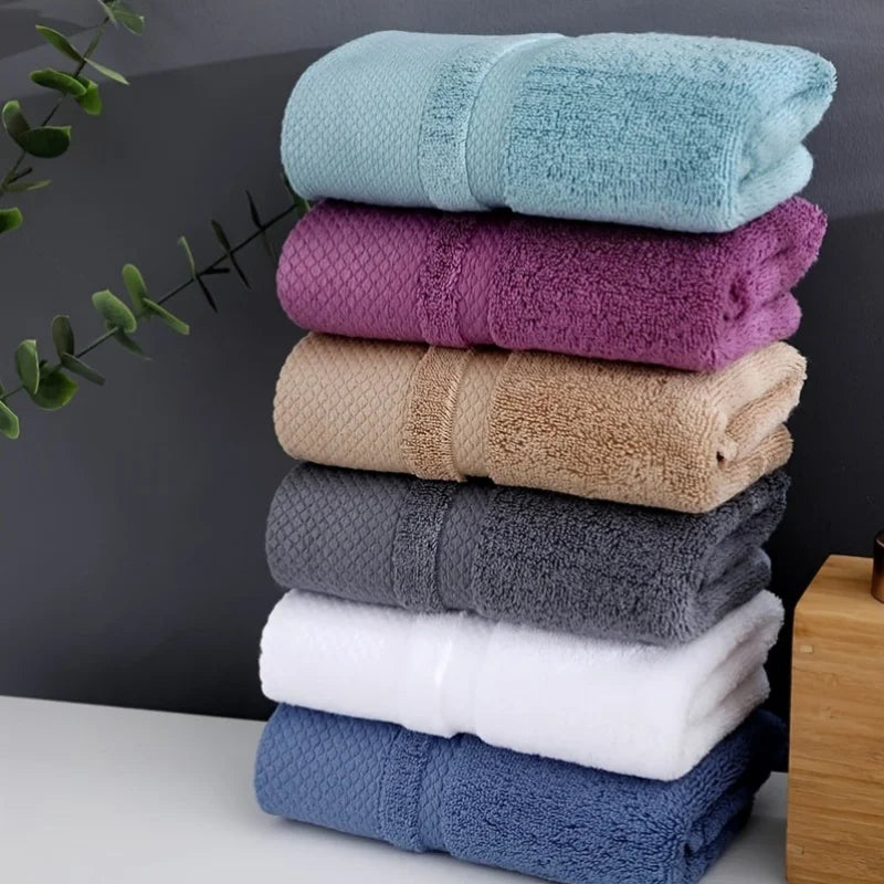 Solid Color Cotton Hand Towel, Face Towel