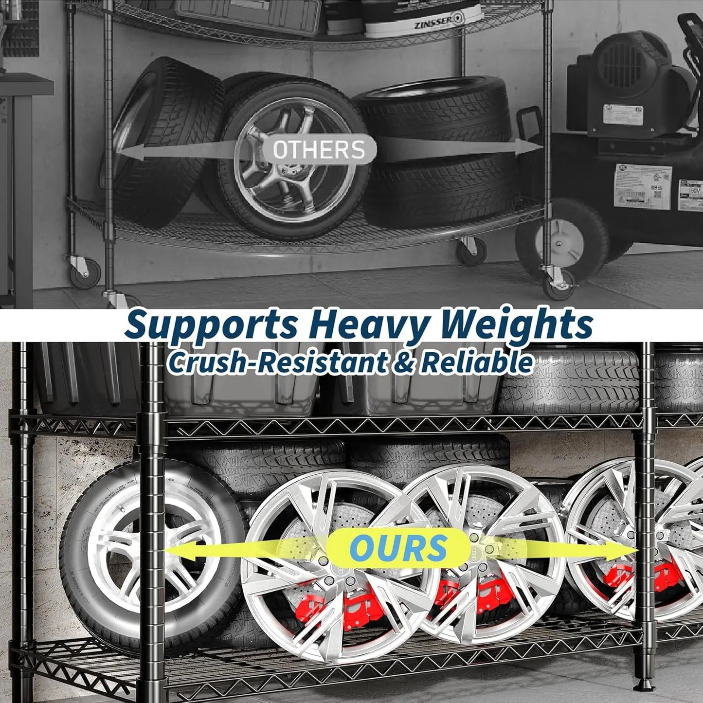 Heavy Duty Wire Rack Shelves