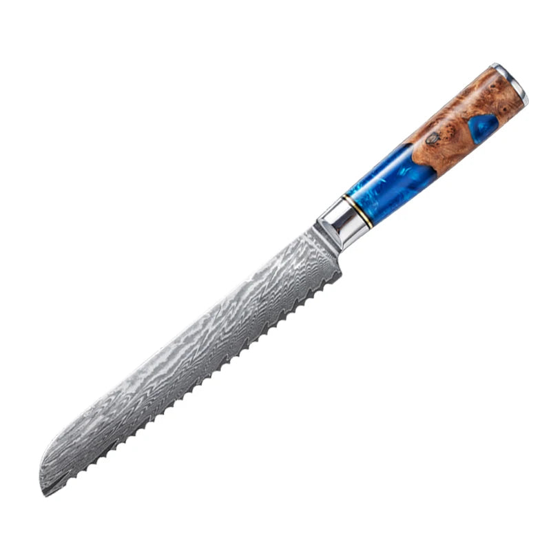 Damascus Steel Kitchen Knife Set