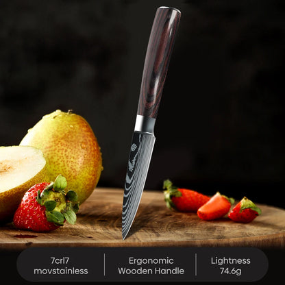 3 Piece High Carbon Stainless Steel Chef Knife set
