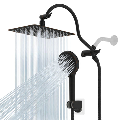 Rainfall Shower Head Handheld Spray Combo