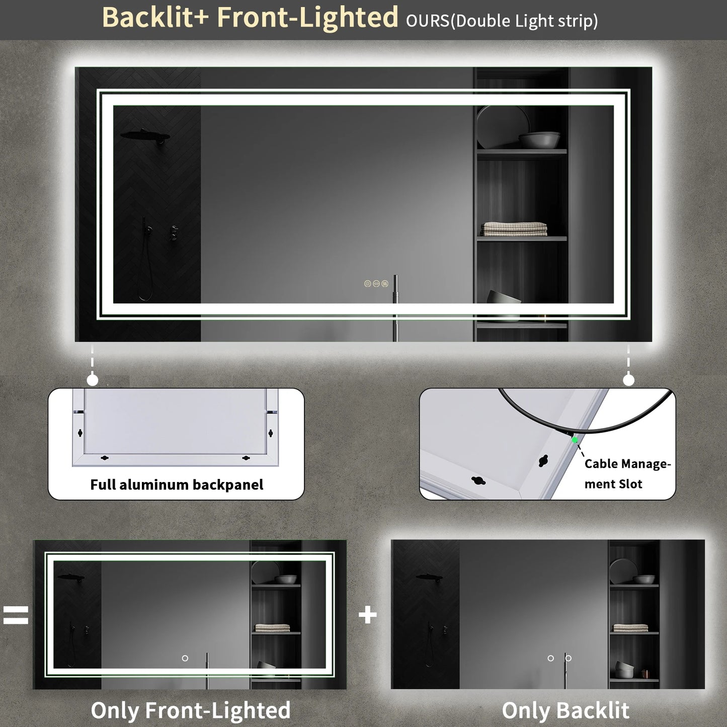 Extra Large Mirror LED