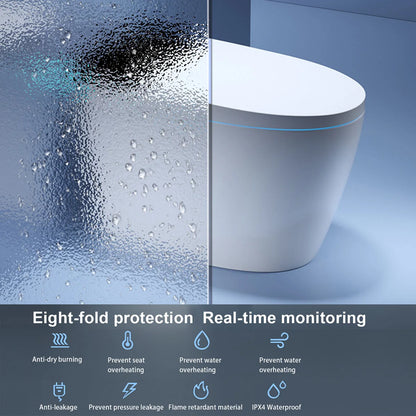 Smart Toilet with Heated Bidet Seat