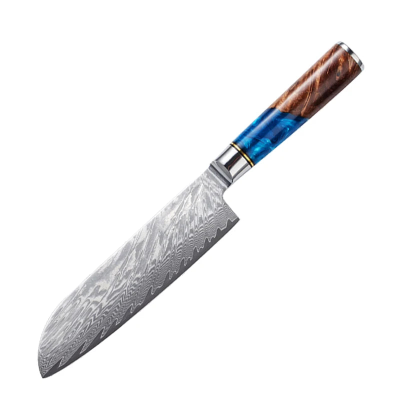 Damascus Steel Kitchen Knife Set