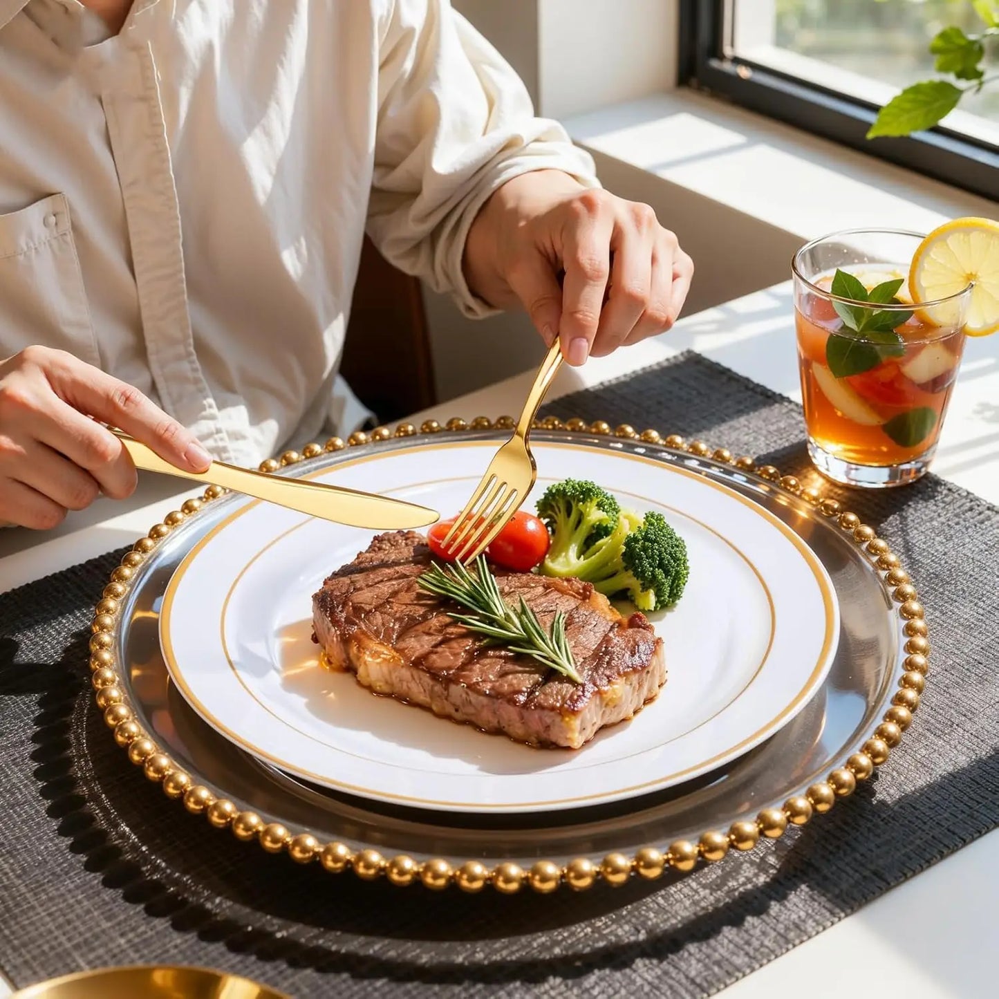 Dinnerware Set for 50 Guests