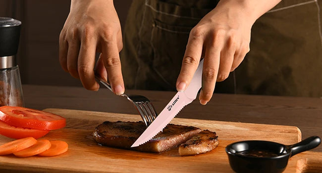 Pink Kitchen Knife Set