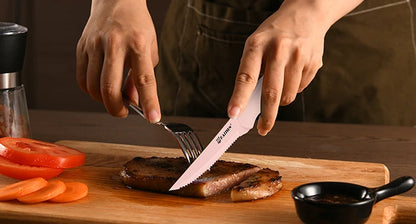 Pink Kitchen Knife Set
