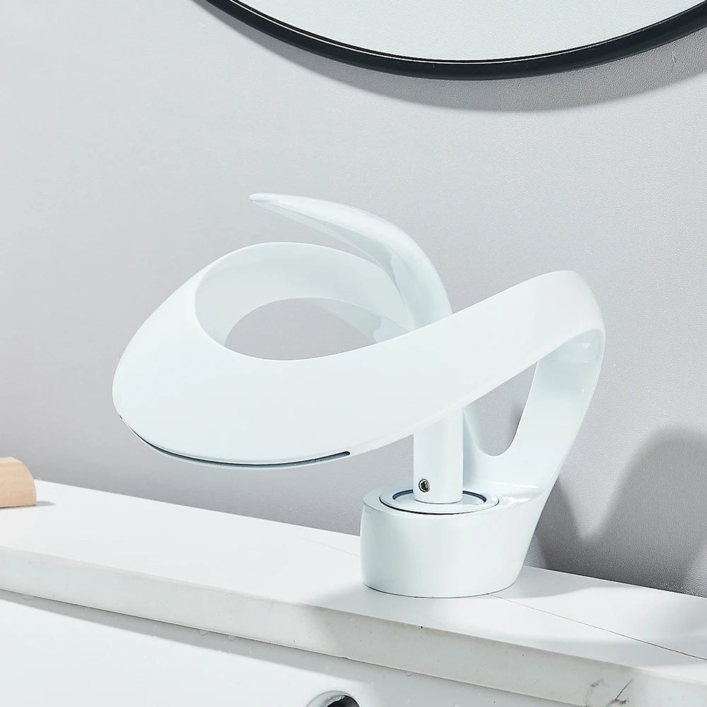 Waterfall Basin Faucet Deck Mounted