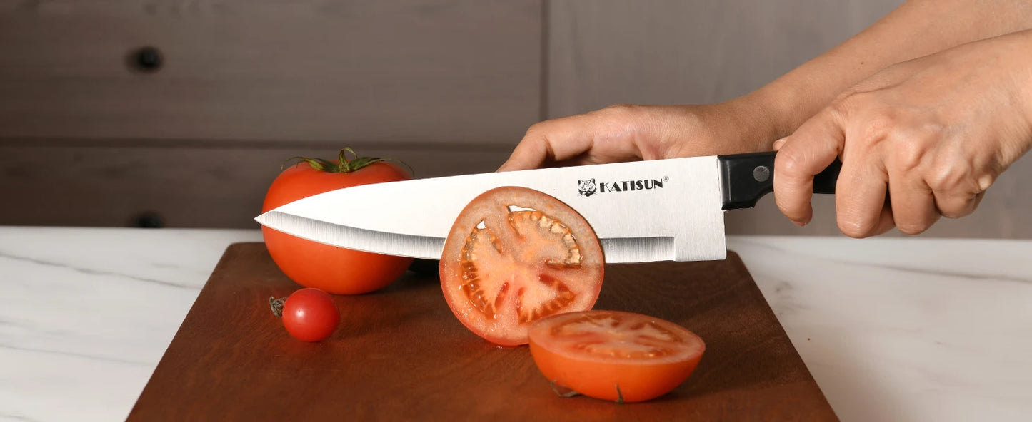 Carbon Steel Knife Block Set